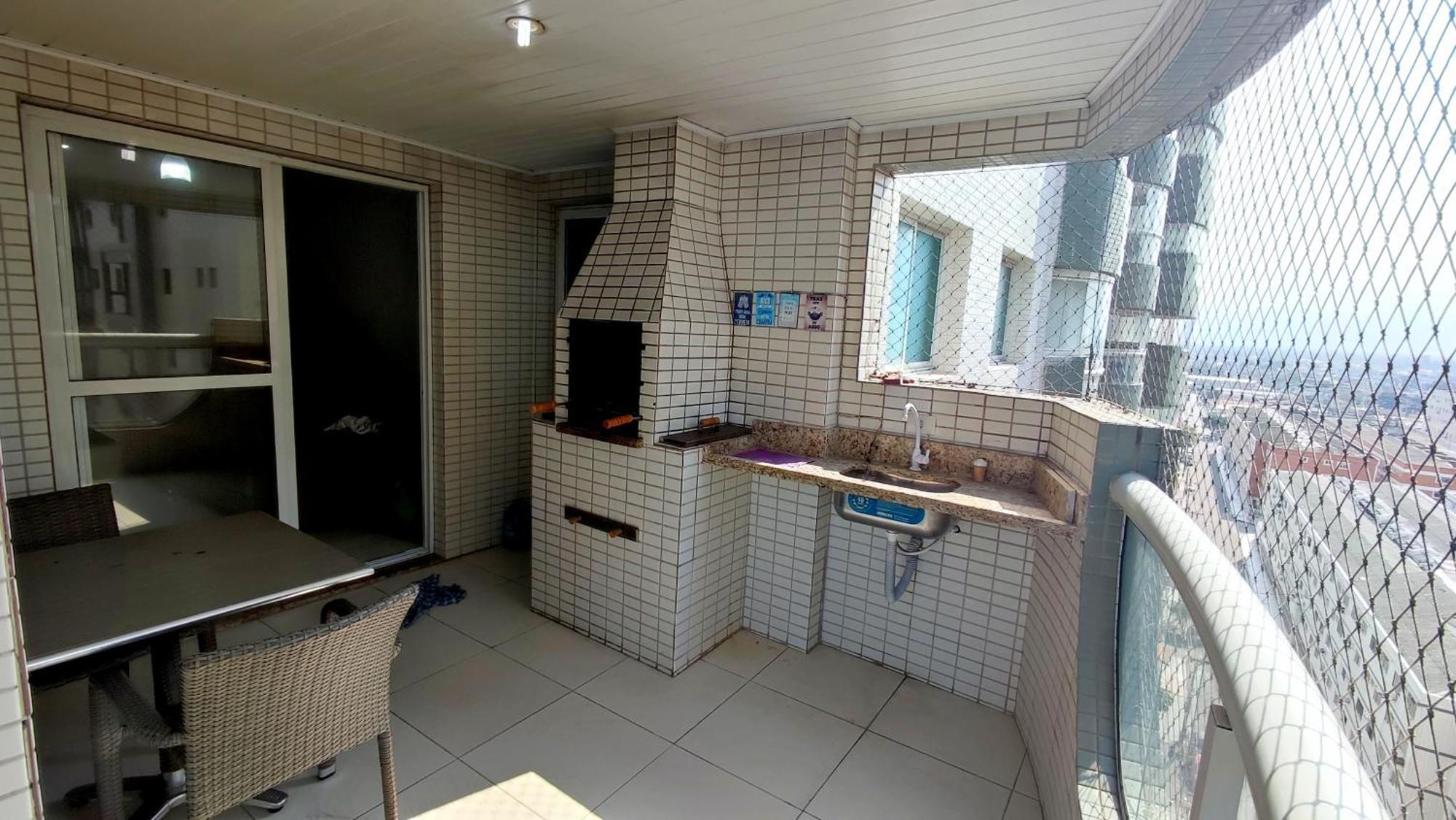 Apartamento Praia Grande Aviacao - 30 Mts Da Praia Exterior foto