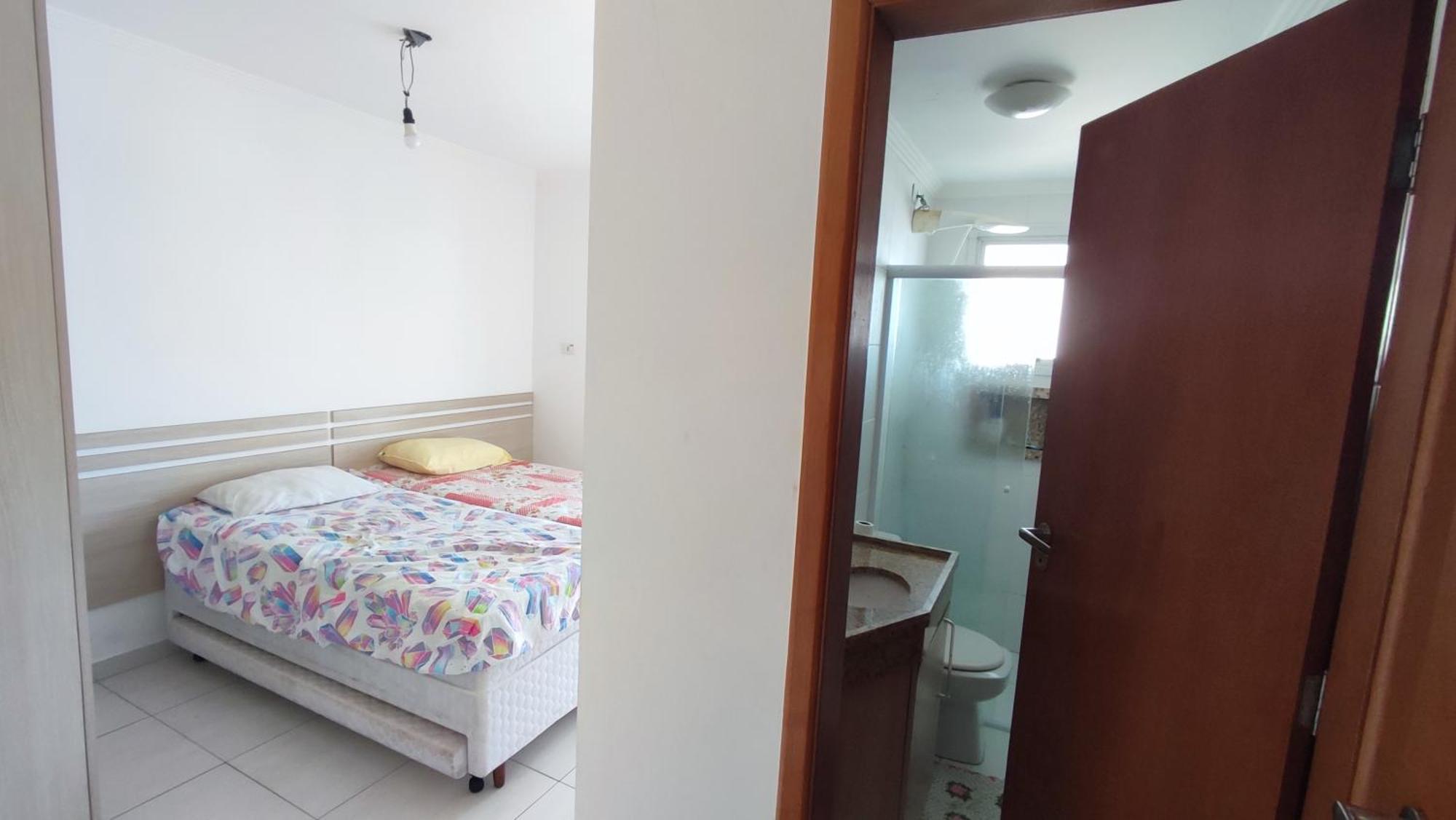 Apartamento Praia Grande Aviacao - 30 Mts Da Praia Exterior foto