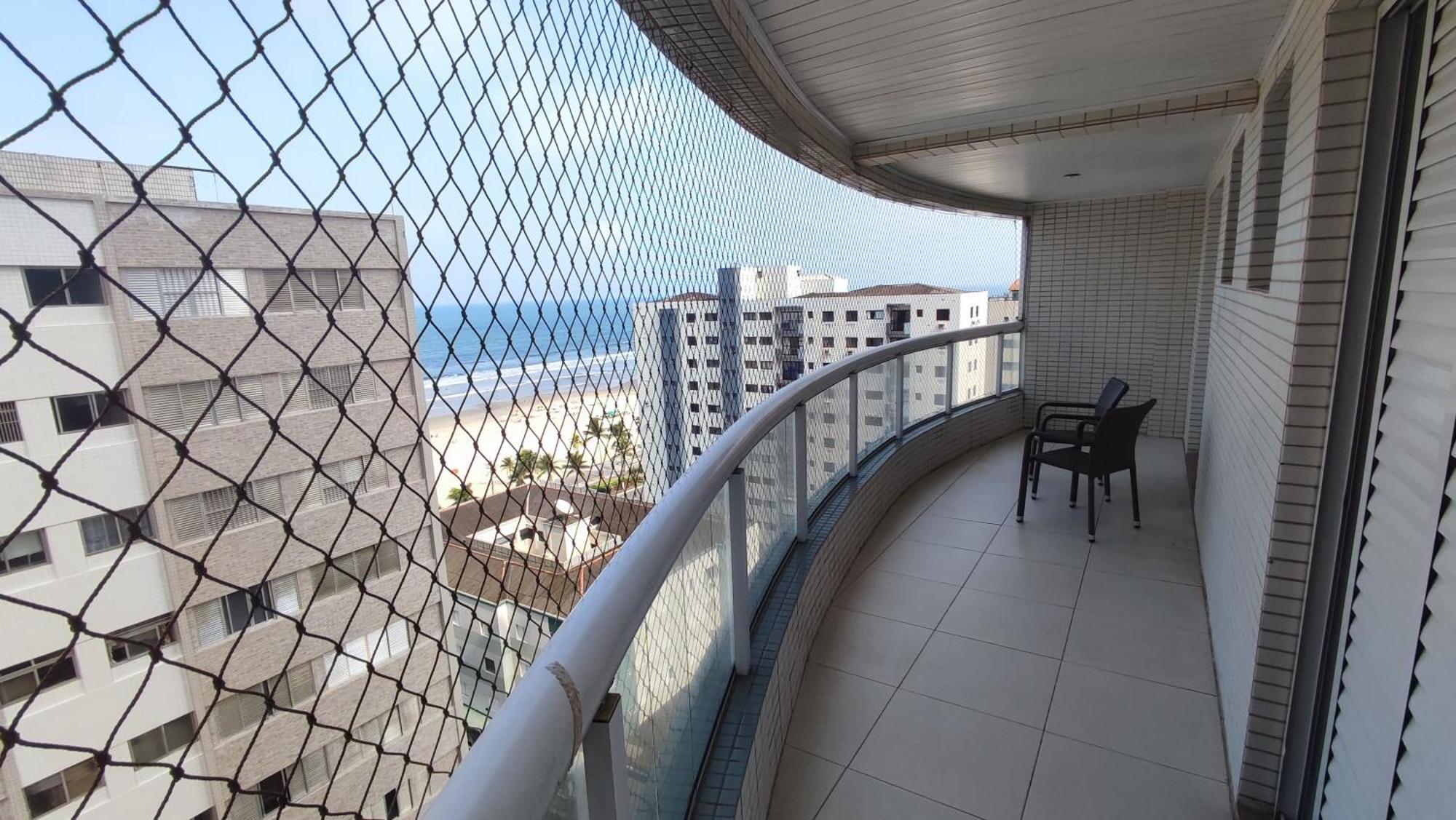 Apartamento Praia Grande Aviacao - 30 Mts Da Praia Exterior foto