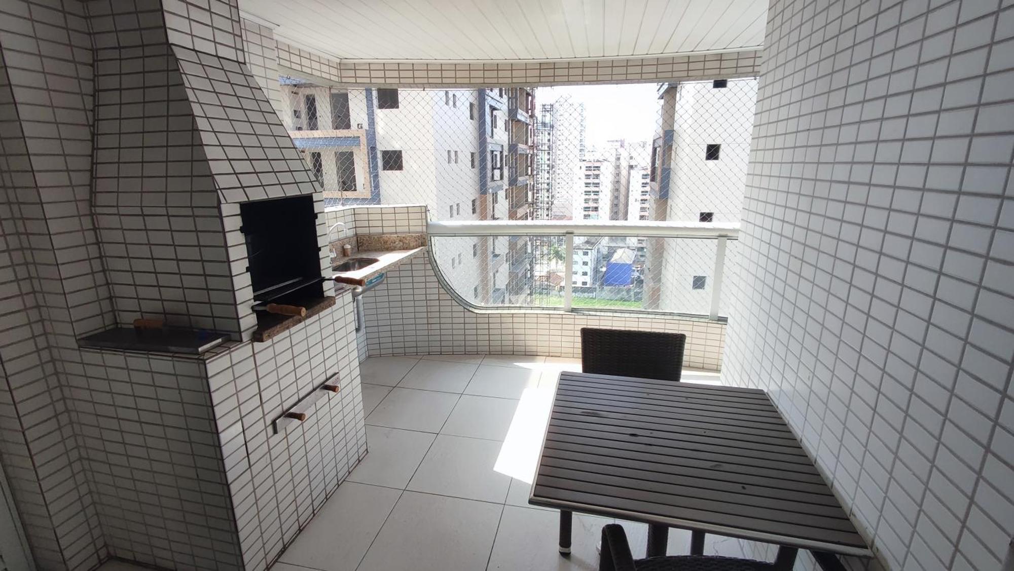 Apartamento Praia Grande Aviacao - 30 Mts Da Praia Exterior foto
